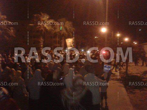 مسيرة للتحالف الوطني بمدينة السادات دعمًا لانتفاضة السجون