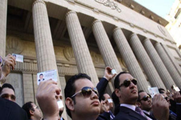 مسيرة للقضاة من القضاء العالي لنادي القضاة