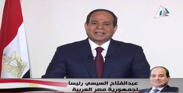 السيسي يشكر ناخبيه ورجال الشرطة والقضاء.. وحمدين!