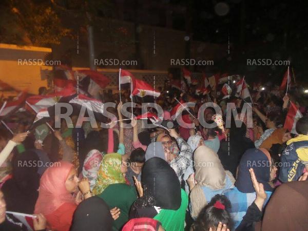 تحرش جماعي باحتفالات أنصار السيسي بطنطا