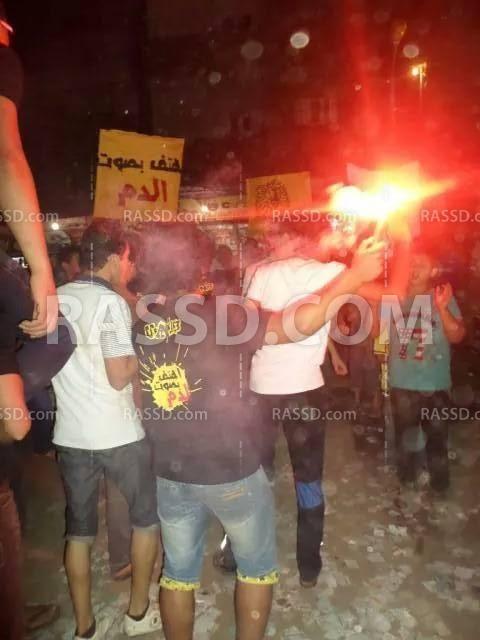 وقفة بـ “أويش الحجر” رفضاً للحكم العسكري.