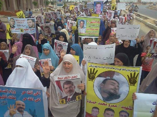 مسيرة بفاقوس بالشرقية في ختام أسبوع “تقدموا ننتصر”