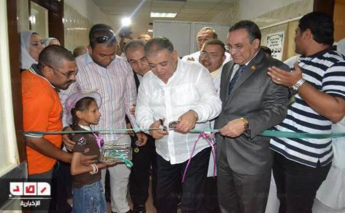 محافظ الفيوم يفتتح وحدتين للغسيل الكلوي والعناية المركزة