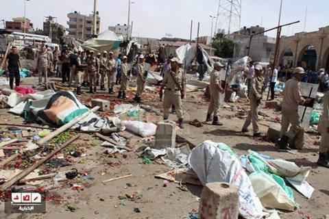 إصابة مجندين في حملة إزالة إشغالات في العريش