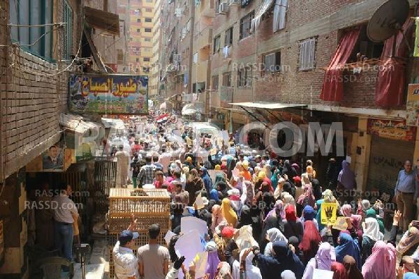 مسيرة حاشدة مناهضة للانقلاب العسكري بالهرم