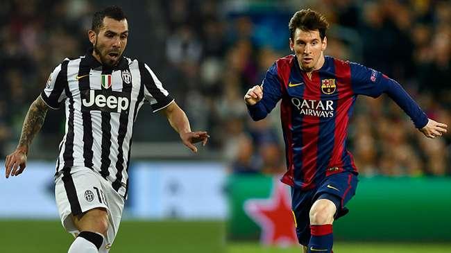 إنفوجراف.. ميسي يتفوق على تيفيز في إحصائية دوري الأبطال