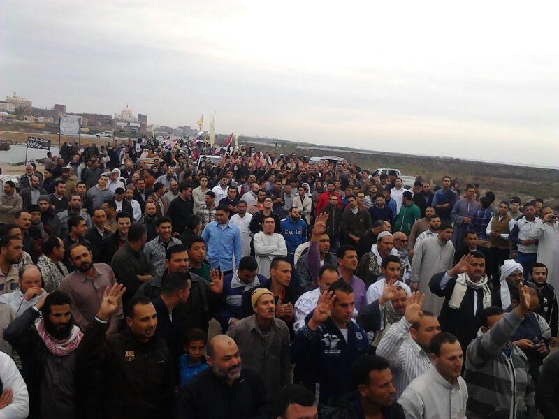 فعاليات صباحية بكفر الشيخ رفضا لتنصيب السيسي رئيسا