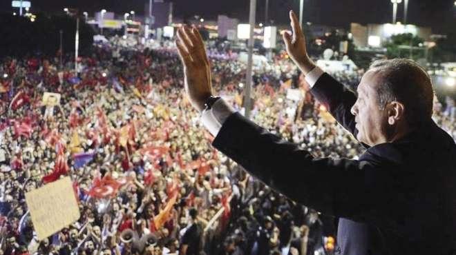 أردوغان يدعو مؤيديه للانتخابات المحلية المقبلة