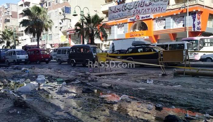 إصلاحات وهمية بشوارع العجمي.. والأهالي: بيضحكوا علينا