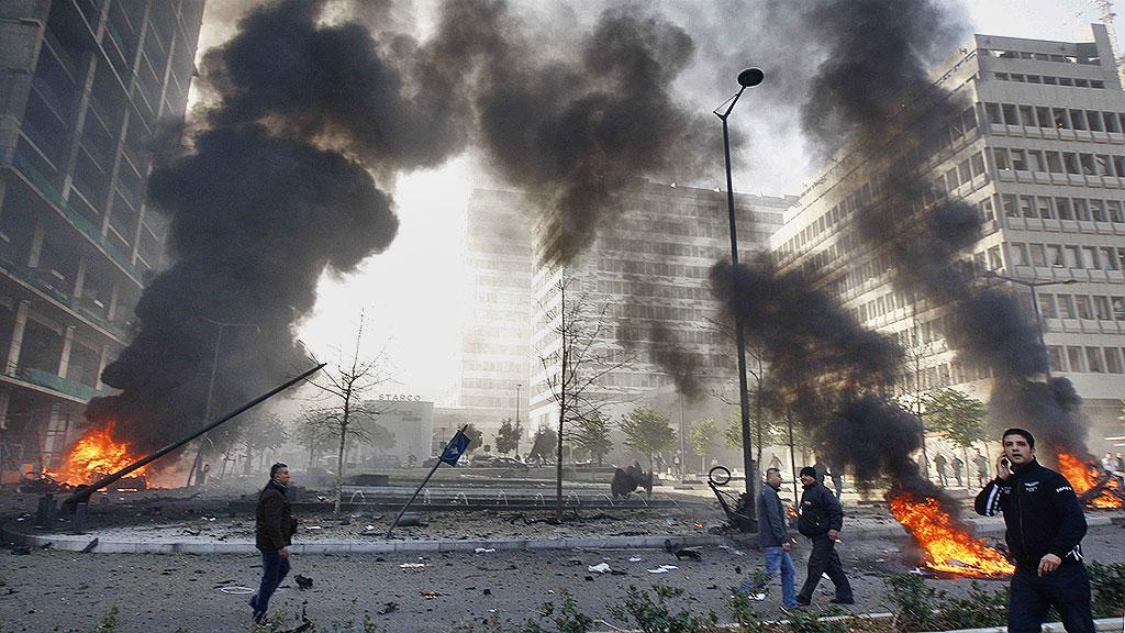 انفجار ضخم يهز العاصمة اللبنانية بيروت جراء عبوة ناسفة