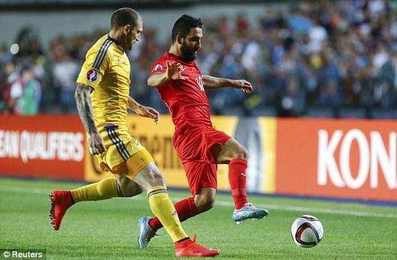 تركيا تفوز على كازاخستان في تصفيات يورو 2016