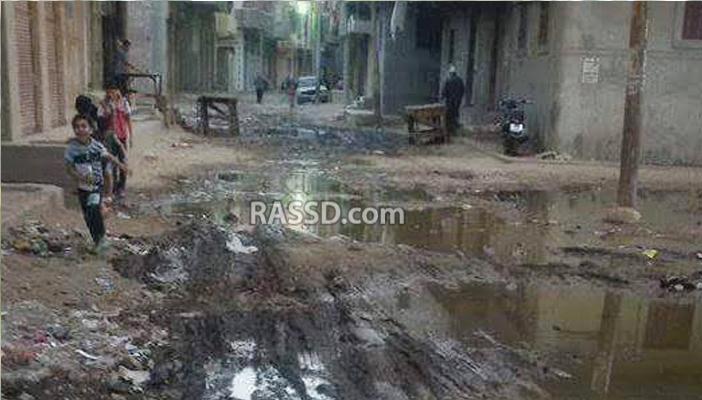 الصرف الصحي يغرق شوارع المنشية.. والأهالي: “حسبي الله ونعم الوكيل”