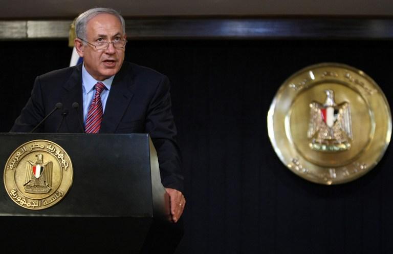 نتانياهو يدنس التراب المصرى سرا