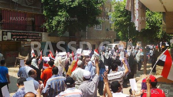 مسيرة حاشدة بحلوان تندد باعتقال الحرائر