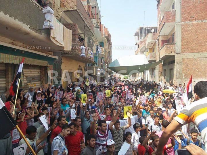 وقفات وسلاسل بشرية بالشرقية في أسبوع “الحرية لمصر”