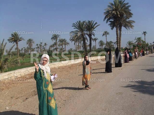 الفيوم.. سلسلة بشرية  في “الجبالي” واعتقال 4 في “الشواشنة”