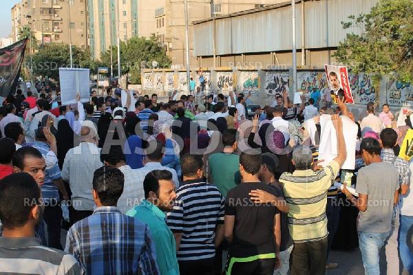 مسيرة بـ”الهرم” مطالبة بالإفراج عن المعتقليين