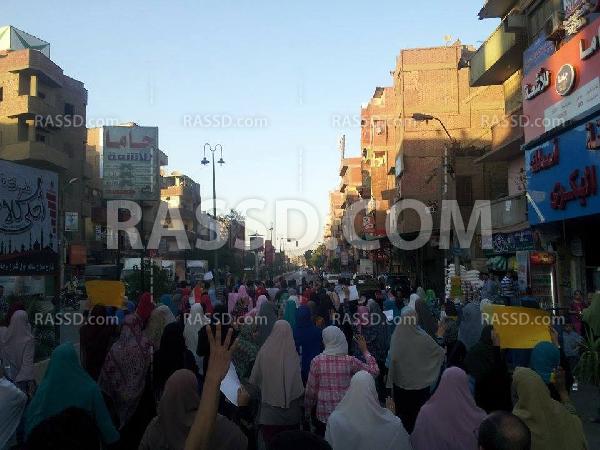 مسيرة حاشدة بـ”بني سويف” بأسبوع “الحرية لمصر”