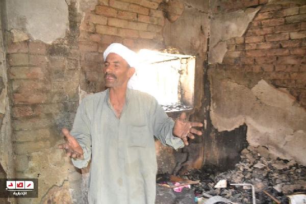 صرف تعويضات لمتضرري المنازل المحترقة بـ”الوادى الجديد”