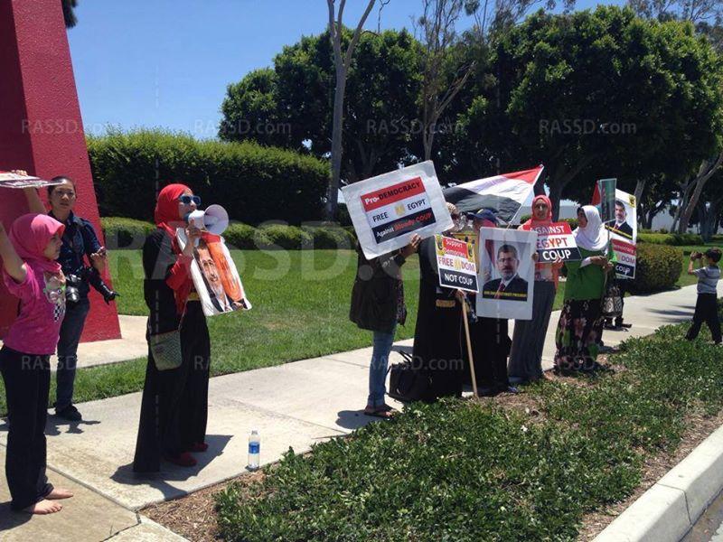 مصريو نيويورك ينددون بسياسة أوباما المنحازة للانقلاب