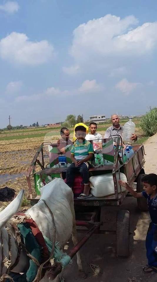بالصور.. انقطاع  المياه عن شبراخيت.. والأهالي: “الجركن” هو الحل