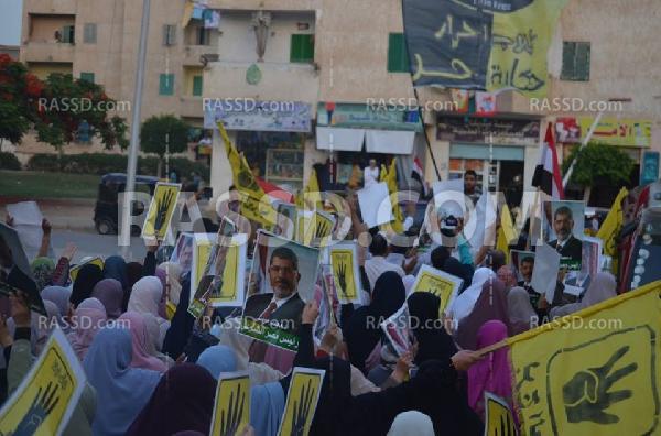 مسيرة مناهضة للانقلاب بـ”برج العرب”