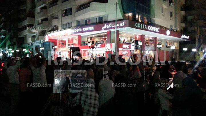 ثوار”مدينة نصر”في مسيرة ليلة مناهضة للانقلاب