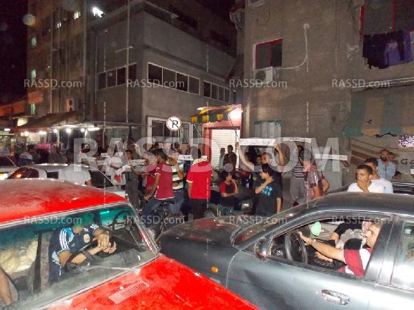 سلسلة بشرية في “بورسعيد” للمطالبة بالإفراج عن “رشا جعفر”