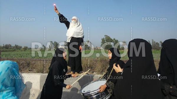 سلاسل بشرية صباحية بالمنصورة والشرقية رفضا لحكم العسكر