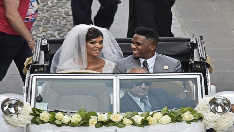 بالفيديو والصور.. حفل زفاف أسطوري للاعب صامويل إيتو