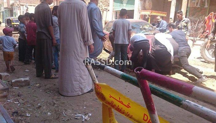 الفيوم.. كسر ماسورة المياه يشل حياة أهالي قرية “مطر طارس”