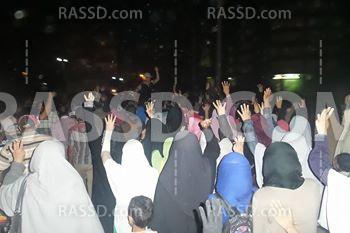 مسيرة ليلة حاشدة بـ”المحلة الكبرى” تنديدًا بالانقلاب