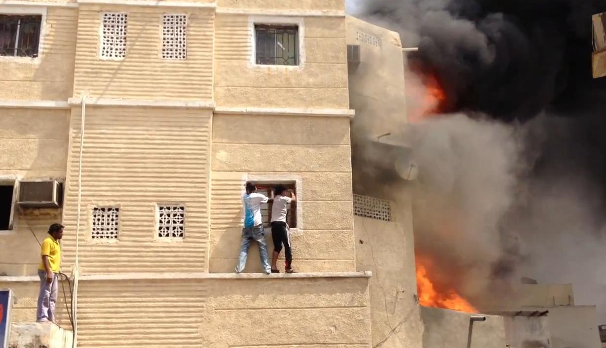 إصابة ربة منزل وطفلتيها في انفجار ماسورة غاز داخل عقار بأوسيم