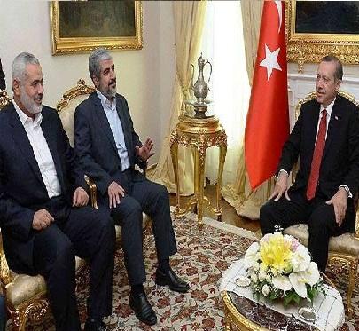 لقاء مغلق بين أردوغان وقيادات حماس