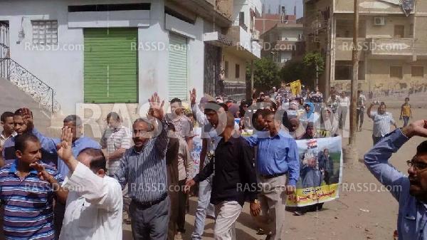 مسيرات رافضة للانقلاب بمحافظة الشرقية