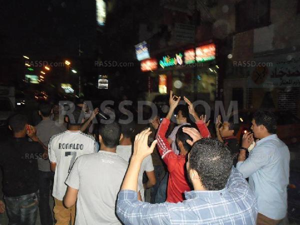 مسيرة مناهضة للانقلاب في الاسماعيلية