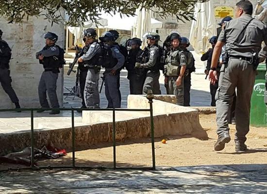 بالفيديو.. قوات الاحتلال تقتحم المسجد الأقصى وتعتدي على المصلين