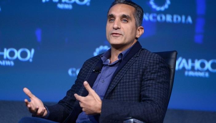 باسم يوسف: النظام المدعي الحفاظ على الأرض يحارب حتى لا ترجع