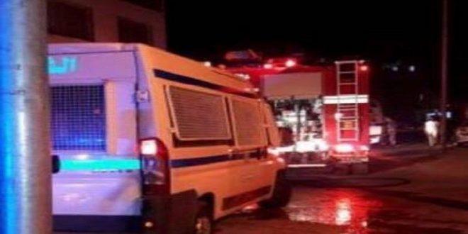 بالفيديو.. بلطجية يضرمون النار في مقر لجماعة الإخوان بالأردن