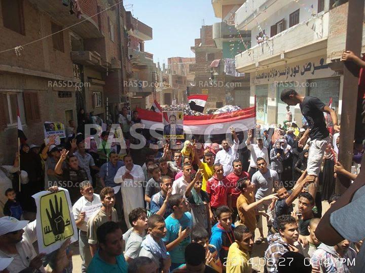 فعاليات مناهضة للانقلاب بـ”الشرقية” في جمعة “سنحيا كرامًا”