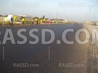 “مارثون رياضي” على الطريق الزراعي بـ”البحيرة” رفضًا للانقلاب