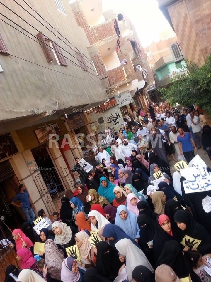 تظاهرات مناهضة للانقلاب بـ”القليوبية” في جمعة “سنحيا كرامًا”