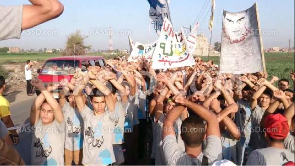 مسيرة مناهضة للانقلاب لـ”ألتراس نهضاوي”  في “الغربية”