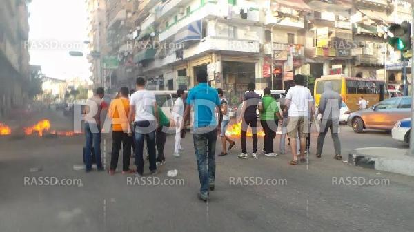 تحطيم”بوكس”في بورسعيد أثناء محاولة التعدي علي مسيرة