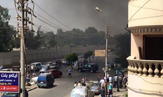 بالصور.. تفجير موكب النائب العام وشهود عيان: سيارة مفخخة