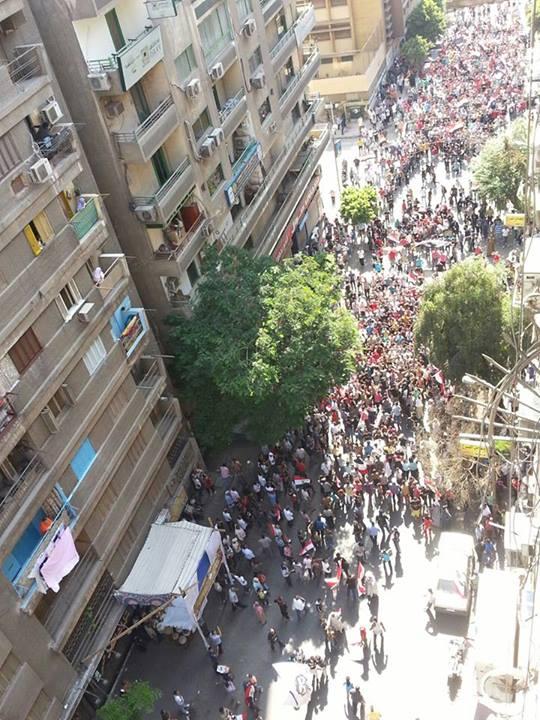 مسيرة لشباب الالتراس في شارع محمد محمود