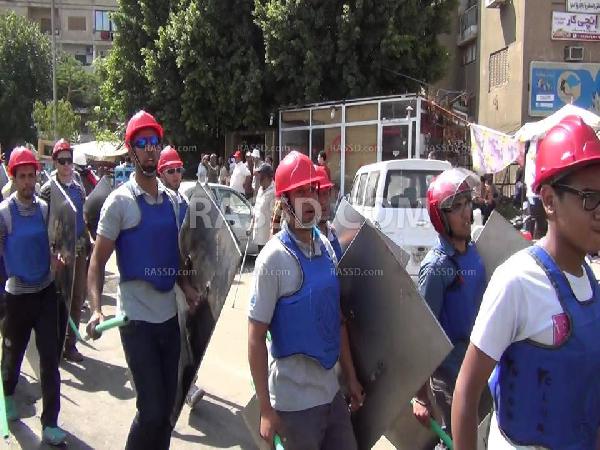 اللجان الشعبية تنظم مسيرات بميدان رابعة العدوية