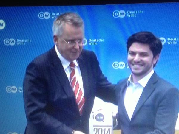 “مصعب الشامي” يفوز بجائزة “البوبز” العالمية في ألمانيا