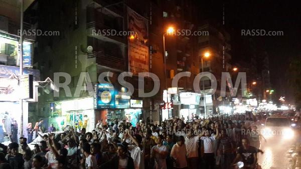 مسيرات حاشدة بـ”الهرم” مشاركةً بأسبوع “سنحيا كرامًا”