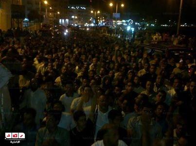 الآلاف في مسيرة بمرسى مطروح تأييدا للشرعية وللرئيس